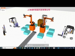 Indústria de Robôs Industriais Aproximadamente 665kg Pegada 850mm X 950mm Para aplicações tecnológicas