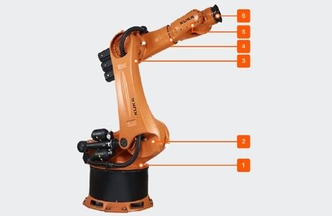 Kr500 Kuka Robot Seis eixos Robô pesado para automação avançada